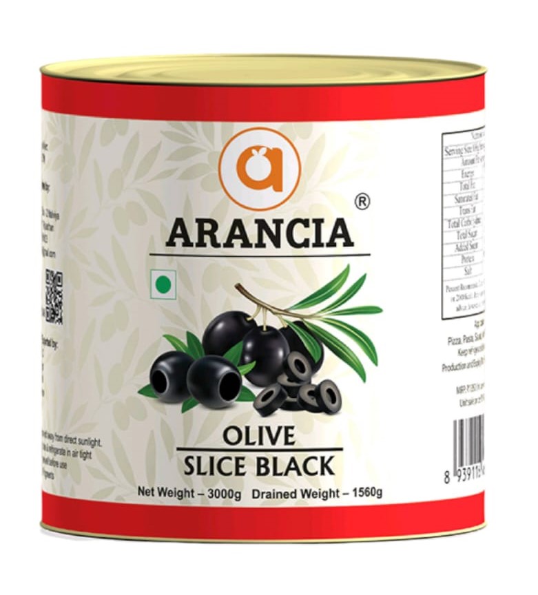 Olives tin packaging